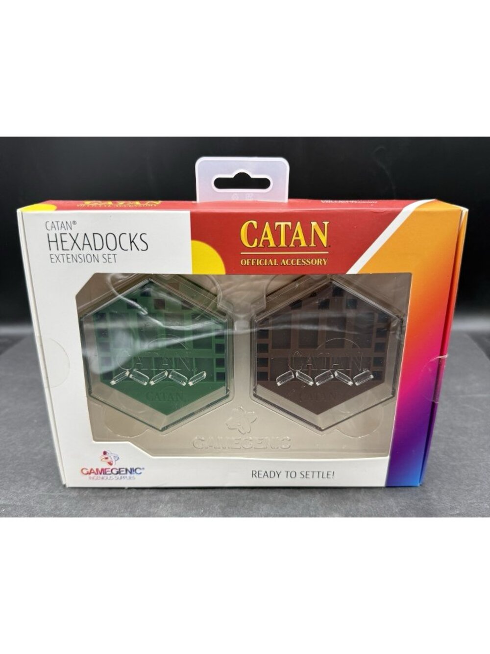 Officially Licensed High Quality Gamegenic Catan Hexadocks Extension Sets